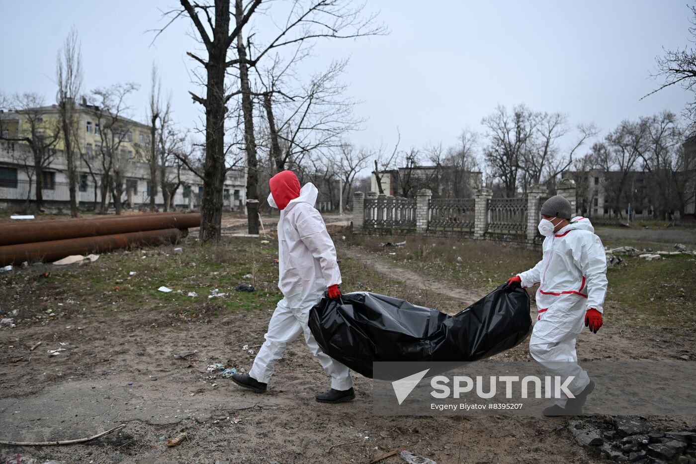 Russia Ukraine Military Operation Exhumation
