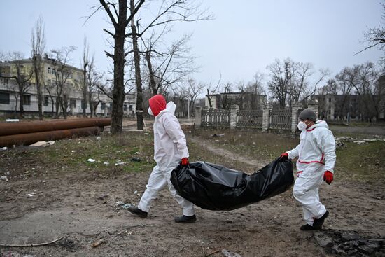 Russia Ukraine Military Operation Exhumation