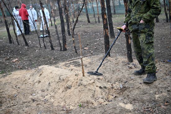 Russia Ukraine Military Operation Exhumation