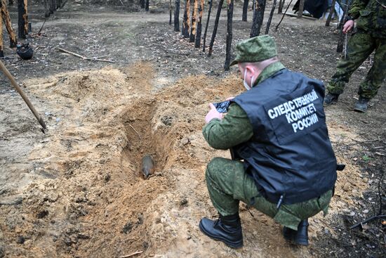 Russia Ukraine Military Operation Exhumation