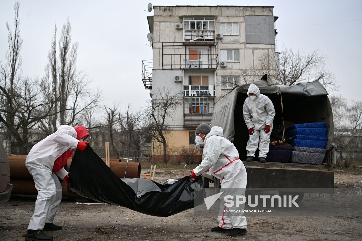 Russia Ukraine Military Operation Exhumation