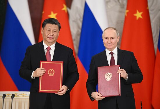 Russia China Signing Ceremony