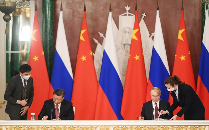 Russia China Signing Ceremony