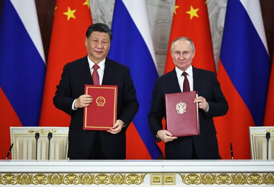 Russia China Signing Ceremony