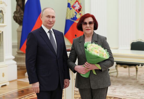 Russia Putin Presidential Prize
