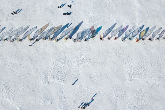 Russia Siberia Winter Windsurfing Championship