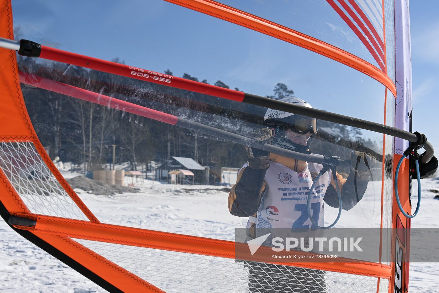 Russia Siberia Winter Windsurfing Championship