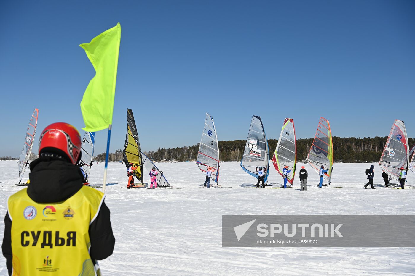 Russia Siberia Winter Windsurfing Championship