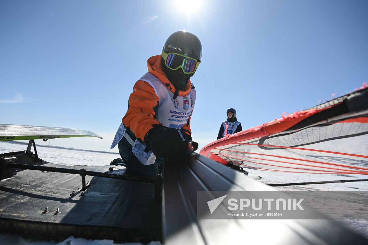 Russia Siberia Winter Windsurfing Championship