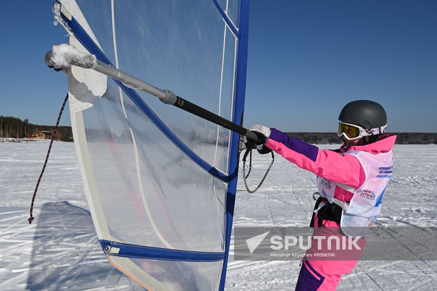 Russia Siberia Winter Windsurfing Championship