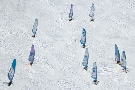 Russia Siberia Winter Windsurfing Championship