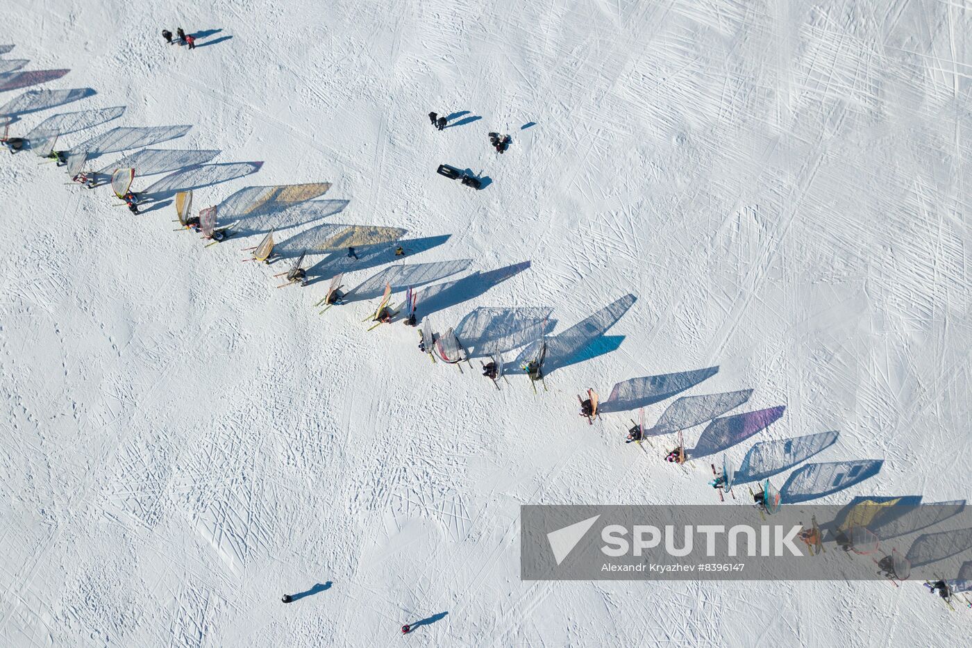 Russia Siberia Winter Windsurfing Championship