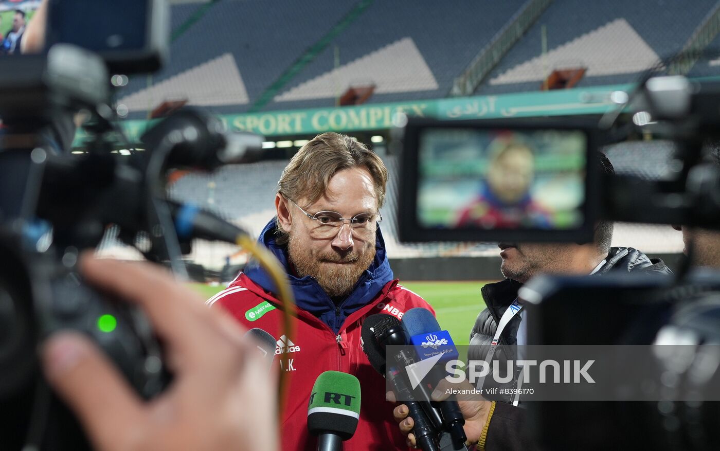 Iran Soccer Russia Training