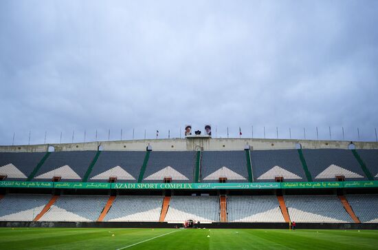 Iran Soccer Russia Training