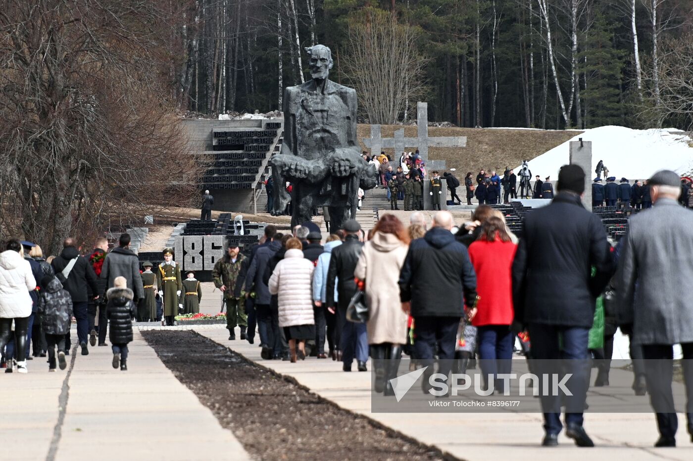 Belarus WWII Khatyn Massacre Anniversary