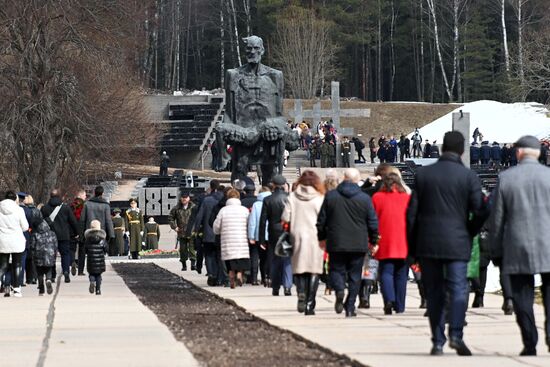 Belarus WWII Khatyn Massacre Anniversary