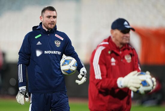 Iran Soccer Russia Training
