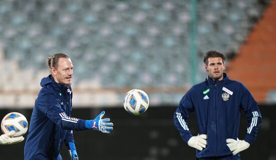 Iran Soccer Russia Training