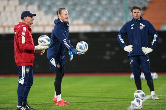 Iran Soccer Russia Training
