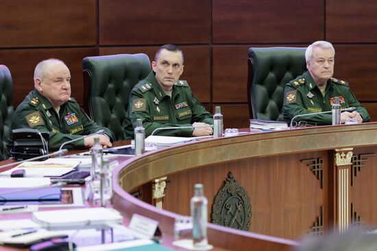 Russia Defence Ministry Board