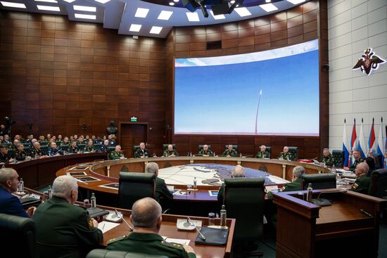 Russia Defence Ministry Board