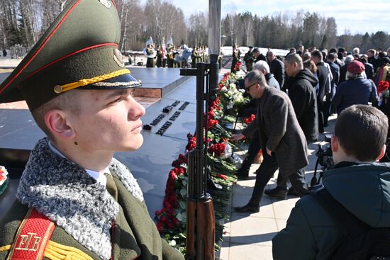 Belarus WWII Khatyn Massacre Anniversary