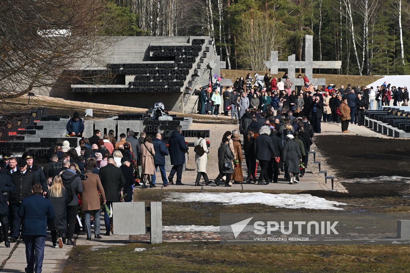 Belarus WWII Khatyn Massacre Anniversary