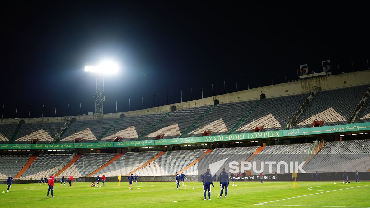 Iran Soccer Russia Training