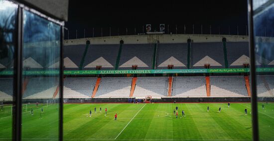 Iran Soccer Russia Training
