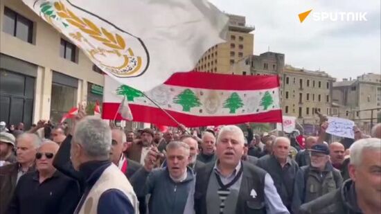 Рrotest in Lebanon over a sharp economic decline and a rise in prices