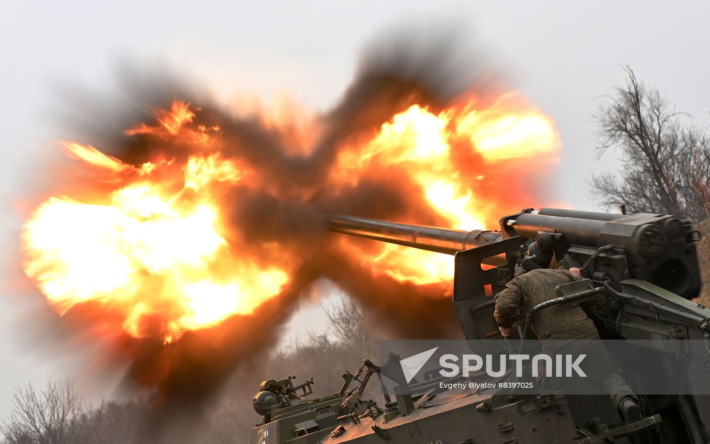 Russia Ukraine Military Operation Howitzers