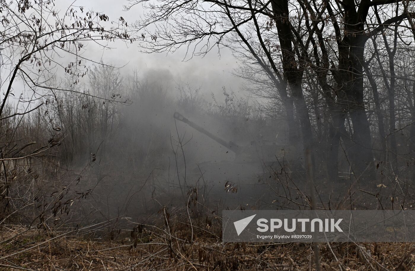 Russia Ukraine Military Operation Howitzers
