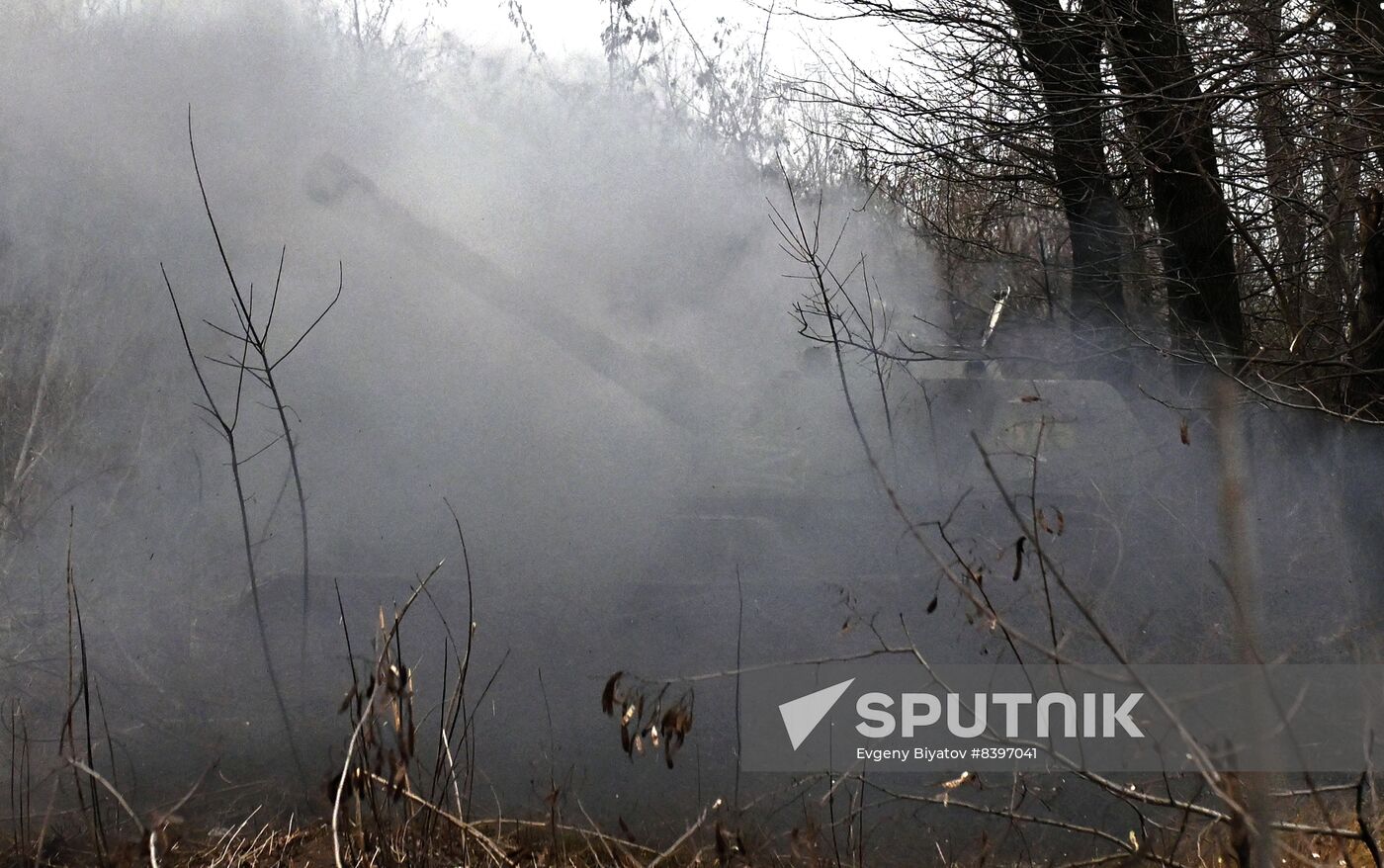 Russia Ukraine Military Operation Howitzers
