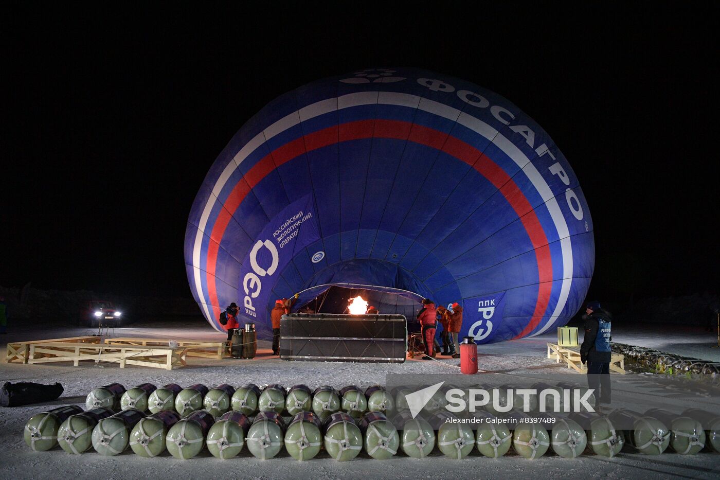 Russia Transcontinental Balloon Flight