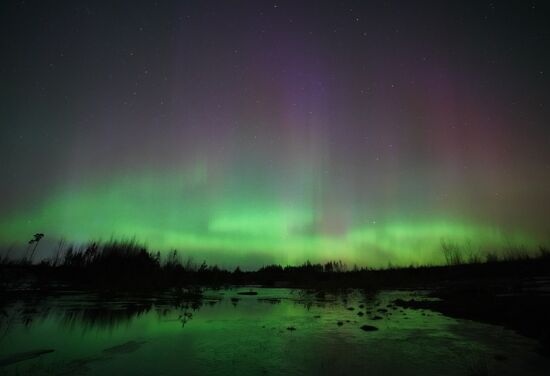 Russia Environment Aurora Borealis