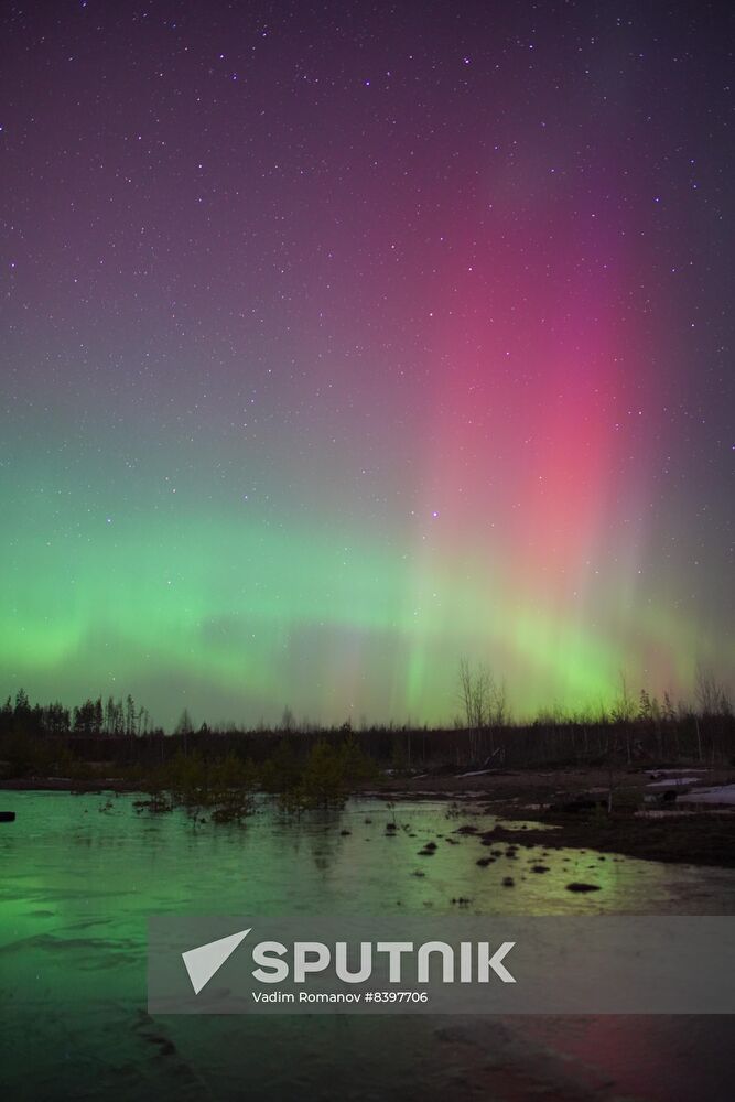 Russia Environment Aurora Borealis