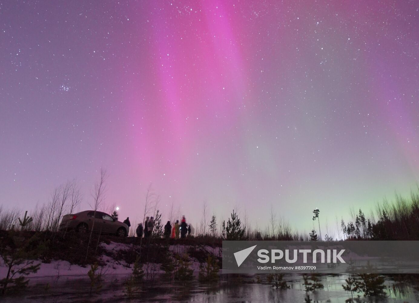 Russia Environment Aurora Borealis