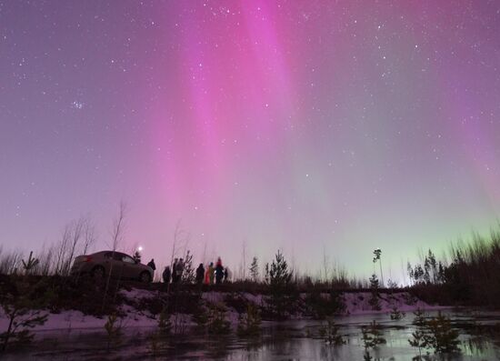 Russia Environment Aurora Borealis