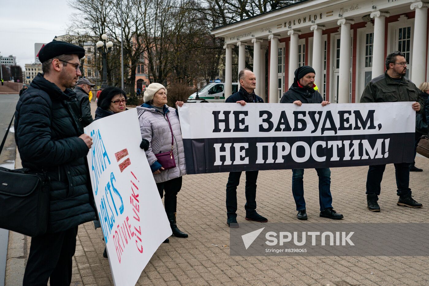 Latvia Free Speech Protection Rally