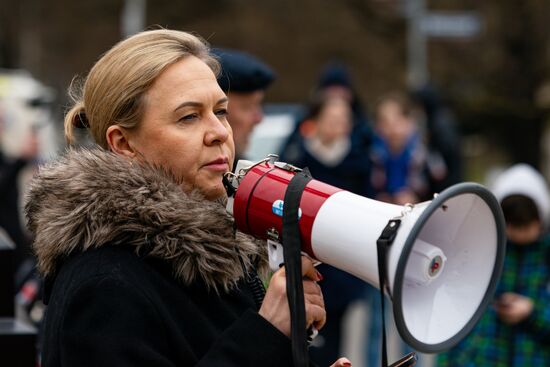 Latvia Free Speech Protection Rally