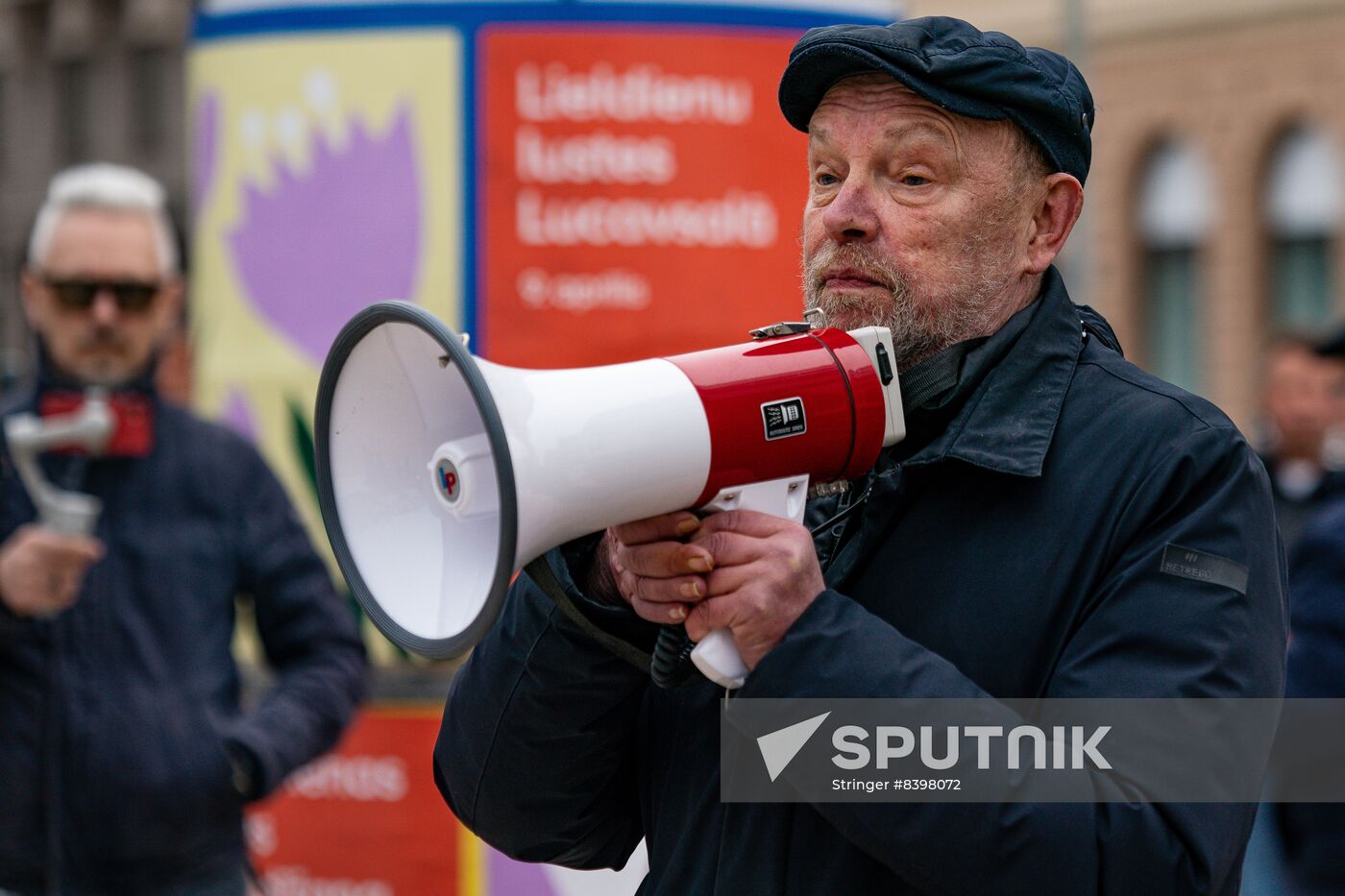 Latvia Free Speech Protection Rally