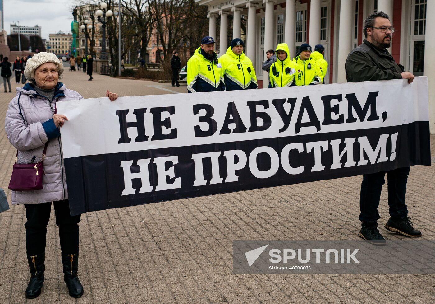 Latvia Free Speech Protection Rally