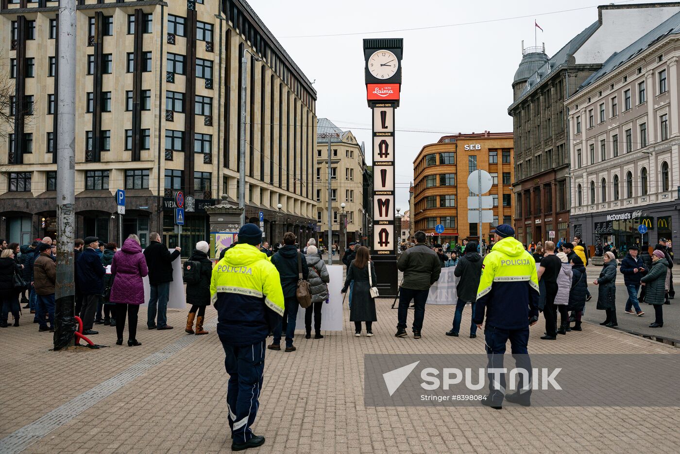 Latvia Free Speech Protection Rally