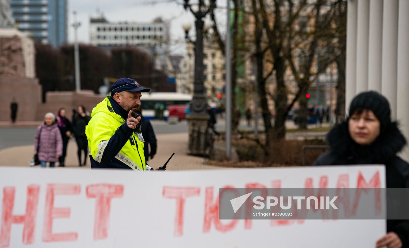 Latvia Free Speech Protection Rally