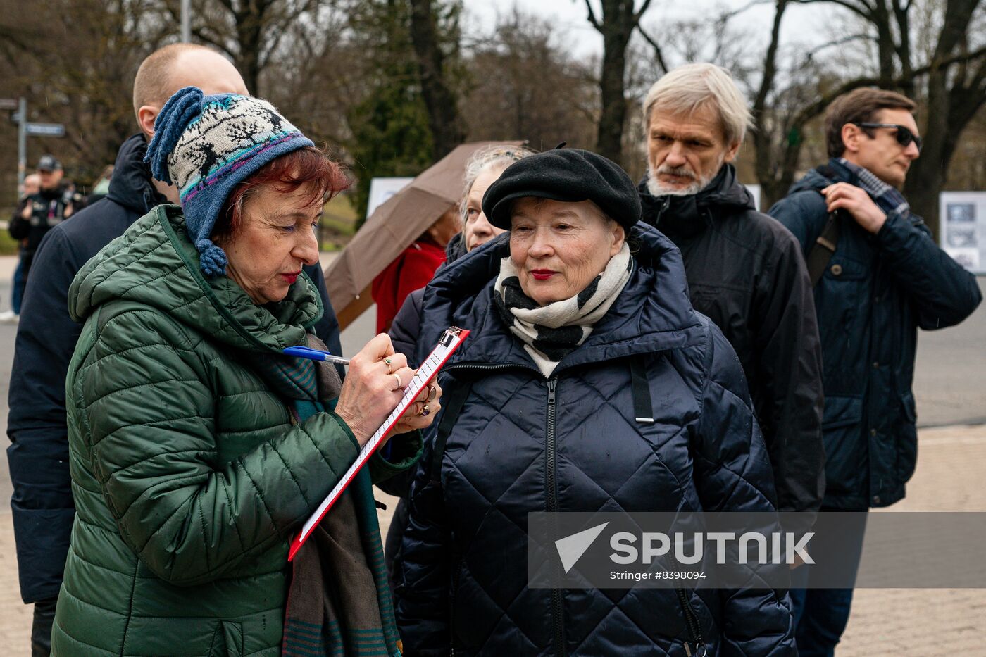 Latvia Free Speech Protection Rally