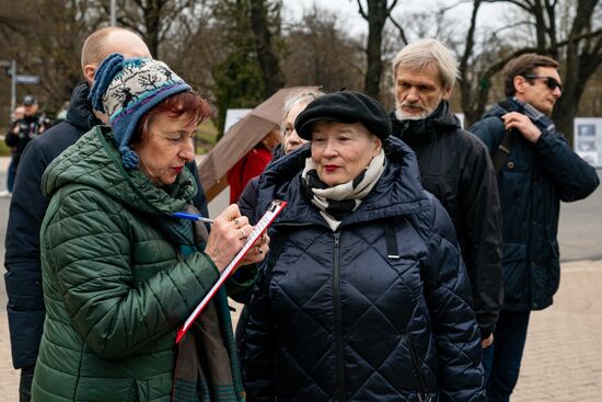 Latvia Free Speech Protection Rally