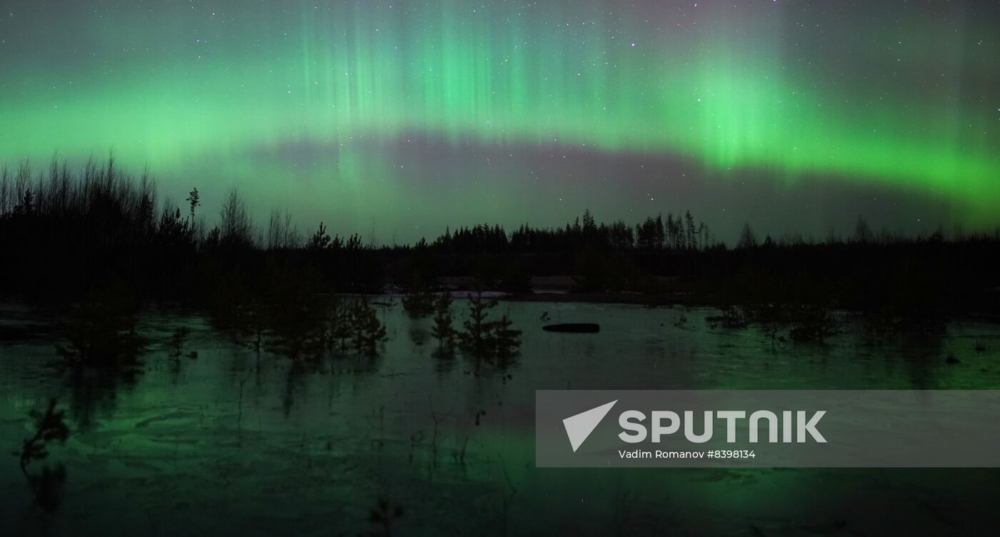 Russia Environment Aurora Borealis