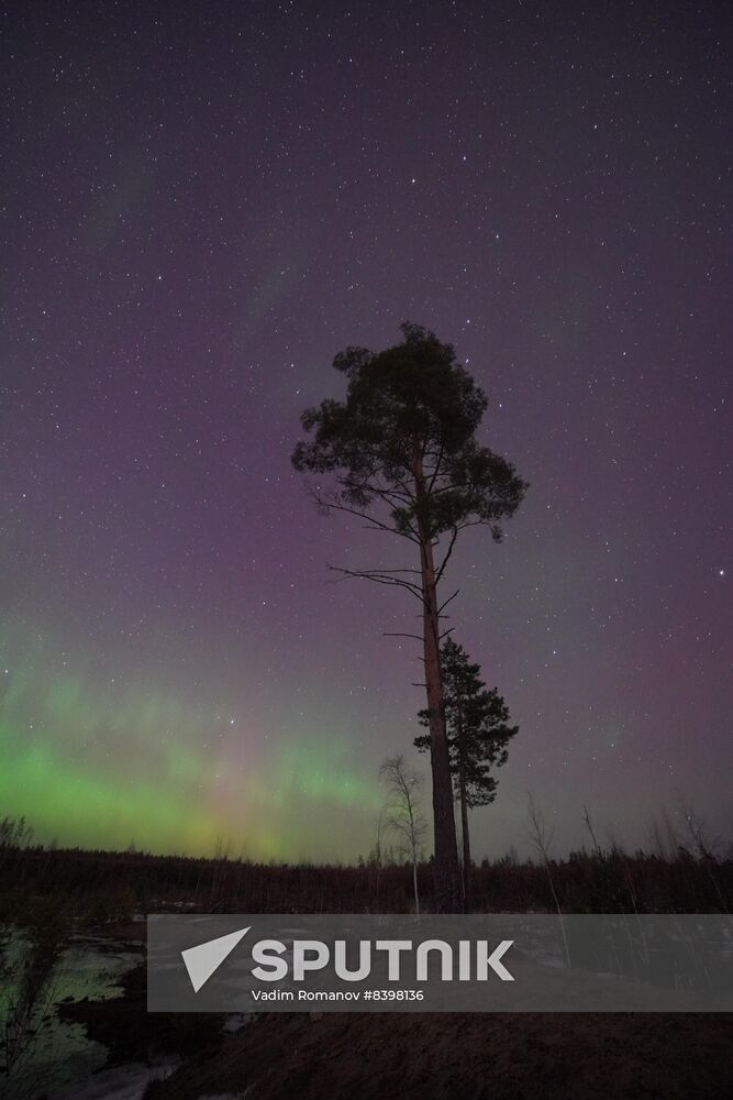 Russia Environment Aurora Borealis