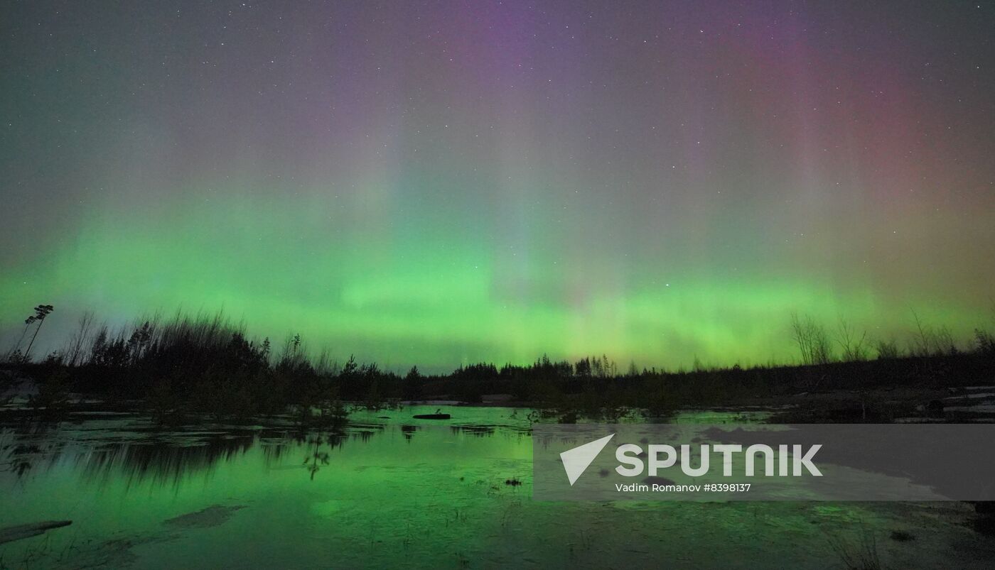 Russia Environment Aurora Borealis