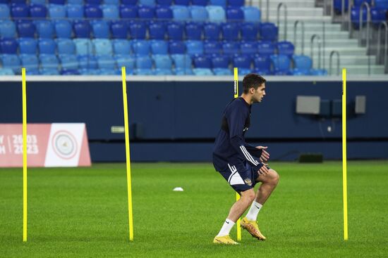 Russia Soccer Training